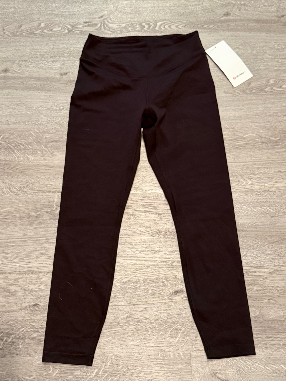 Lululemon Wunder Under Nulu HR Tight 25” in BLACK